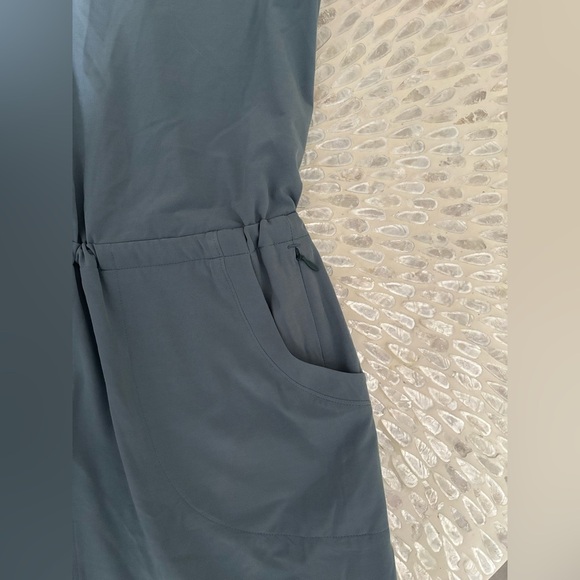 Prana Dress Womens Sz Small Smoky Blue Norma Pockets Lightweight Travel Outdoor - Picture 6 of 9